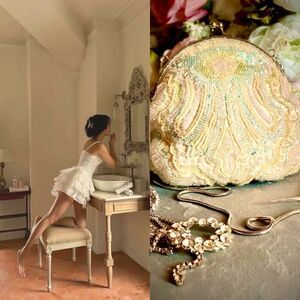 💗 Gorgeous vintage kiss lock purse by Walborg,coquette